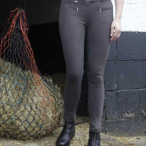 Toggi Derby Ladies Full Seat Jodhpurs Grey UK24