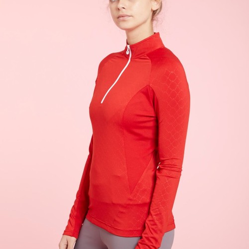 Toggi Farlow Ladies Long Sleeved Technical Top Red