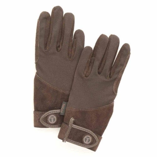 Toggi Sella Riding Gloves Brown