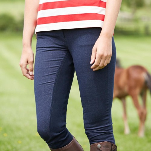 Toggi Somerford Ladies Jodhpurs Blue Denim