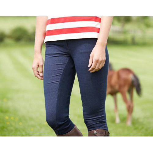 Toggi Somerford Ladies Jodhpurs Blue Denim