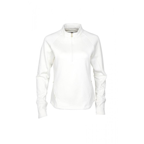 Toggi Catton Ladies Quarter Zip Fleece White 