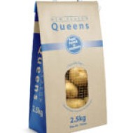 2.5kg Queens Potato sack with paper handles and net window