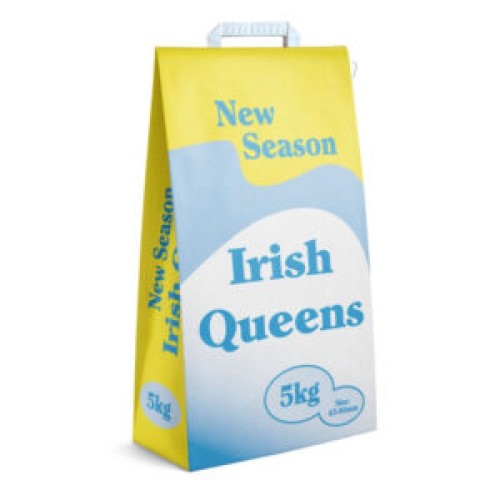 5kg New Season Queens potato bag with paper handles